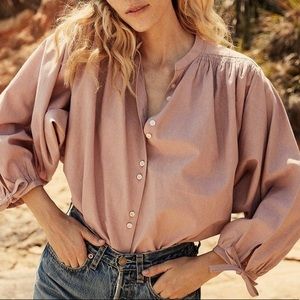 Doen - O’Keeffe Top in Wildberry (S)